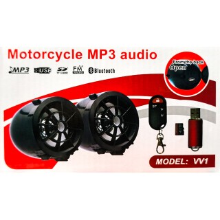 Аудио система за мотоциклет, Bluetooth, mp3, SD card